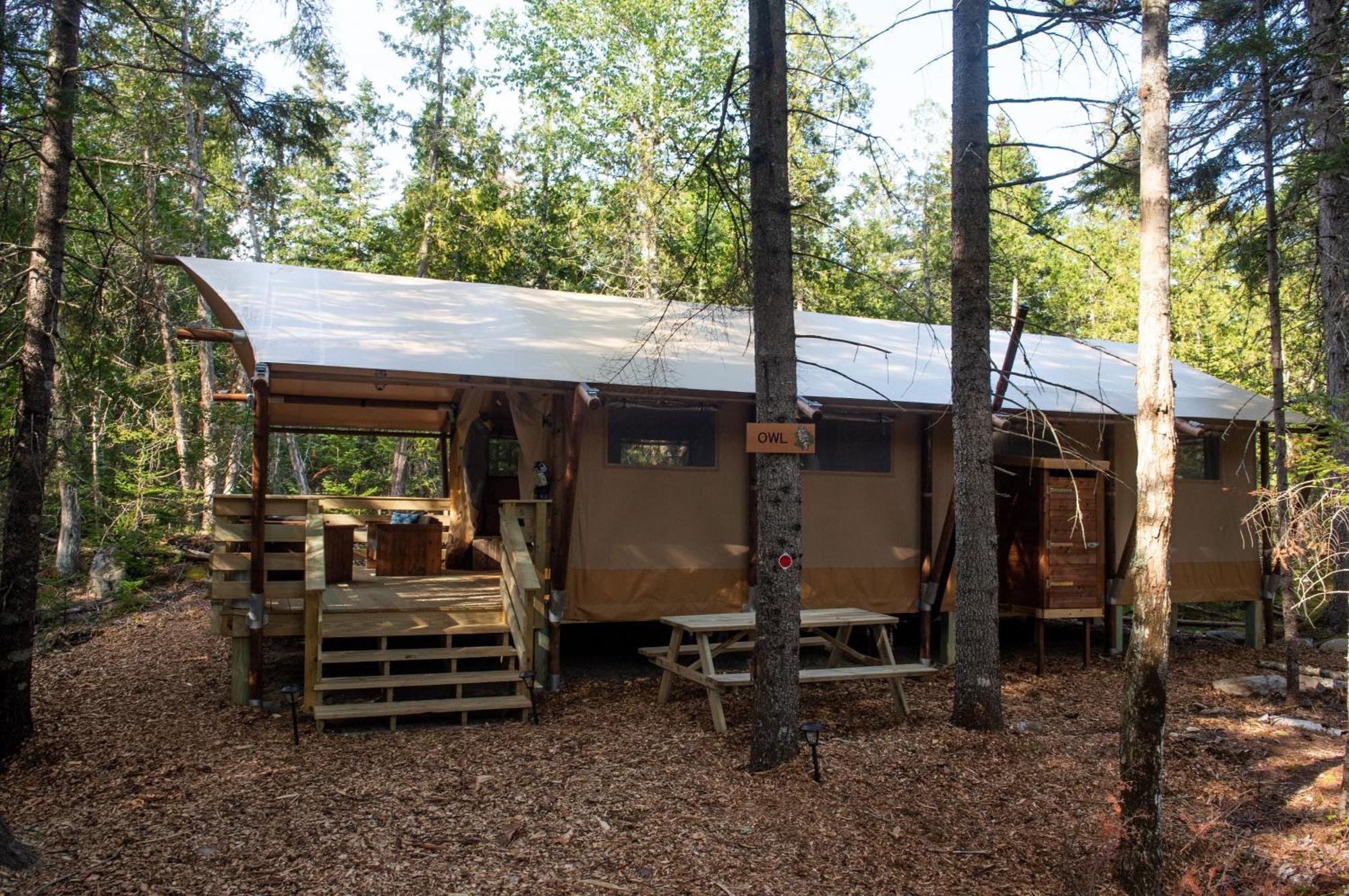 Woods Of Eden Glampground Hotel Bar Harbor Exterior photo